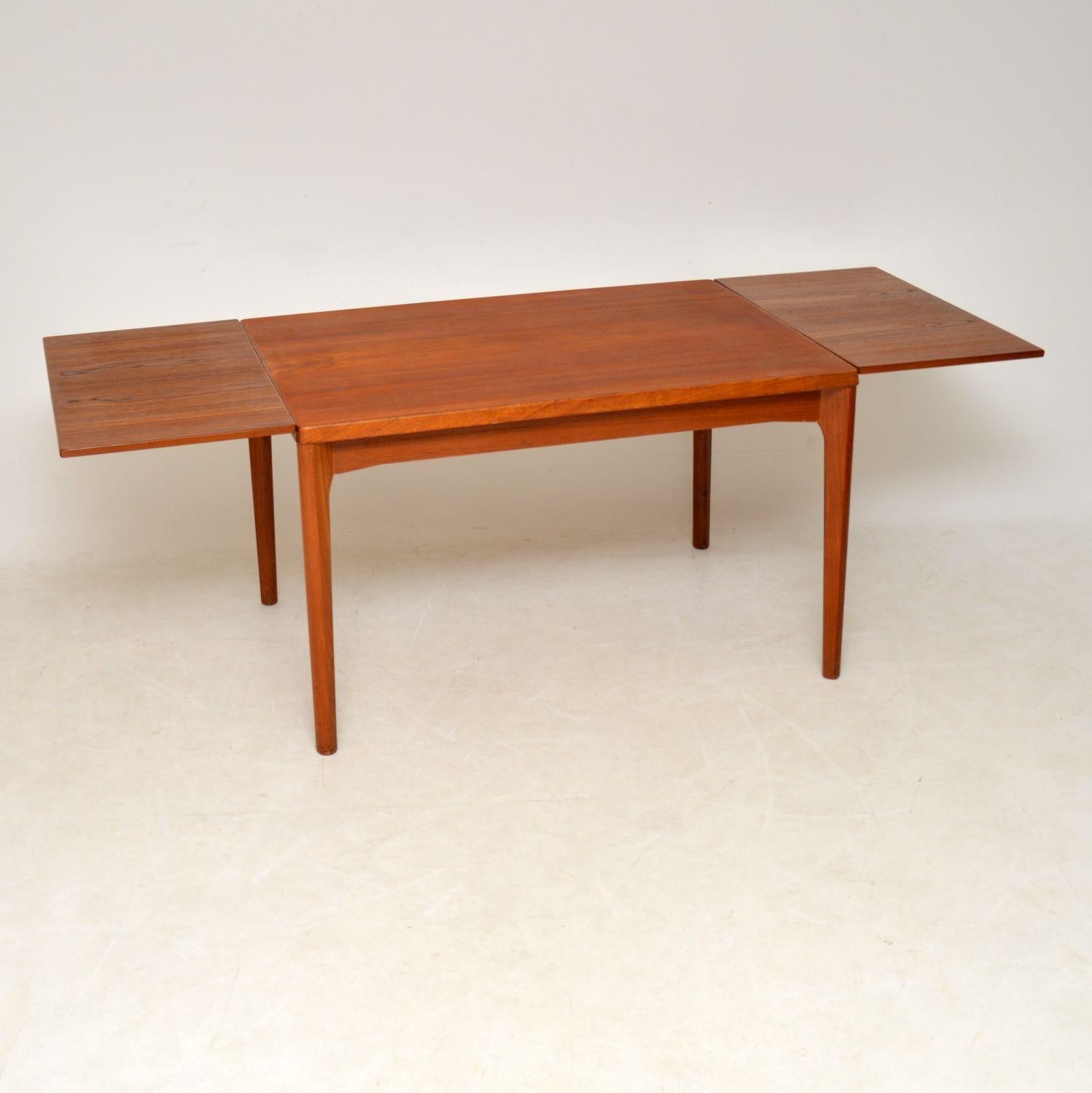 Mid-Century Modern 1960s Danish Vintage Dining Table by Henning Kjaernulf