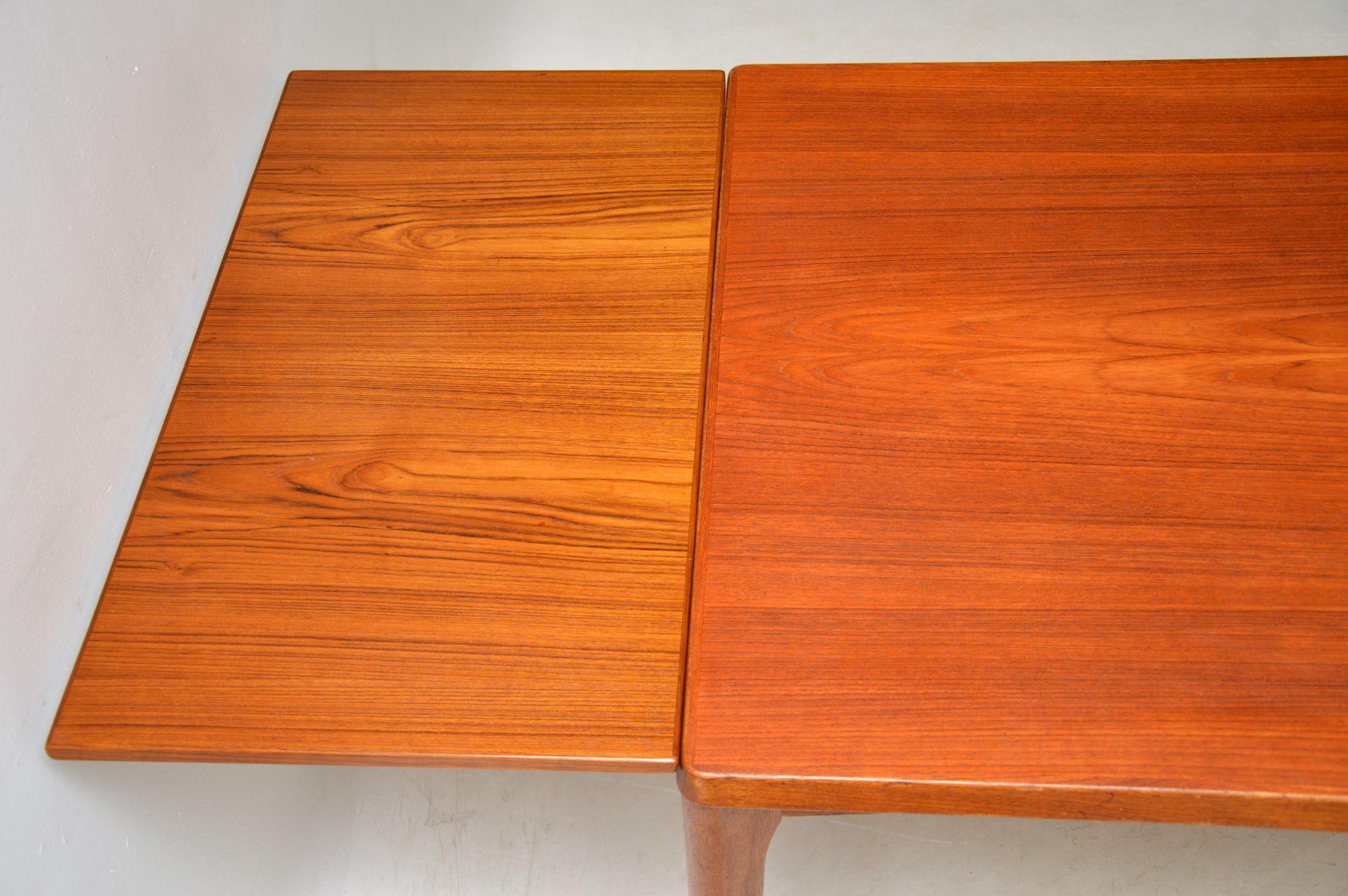 Mid-20th Century 1960s Danish Vintage Dining Table by Henning Kjaernulf