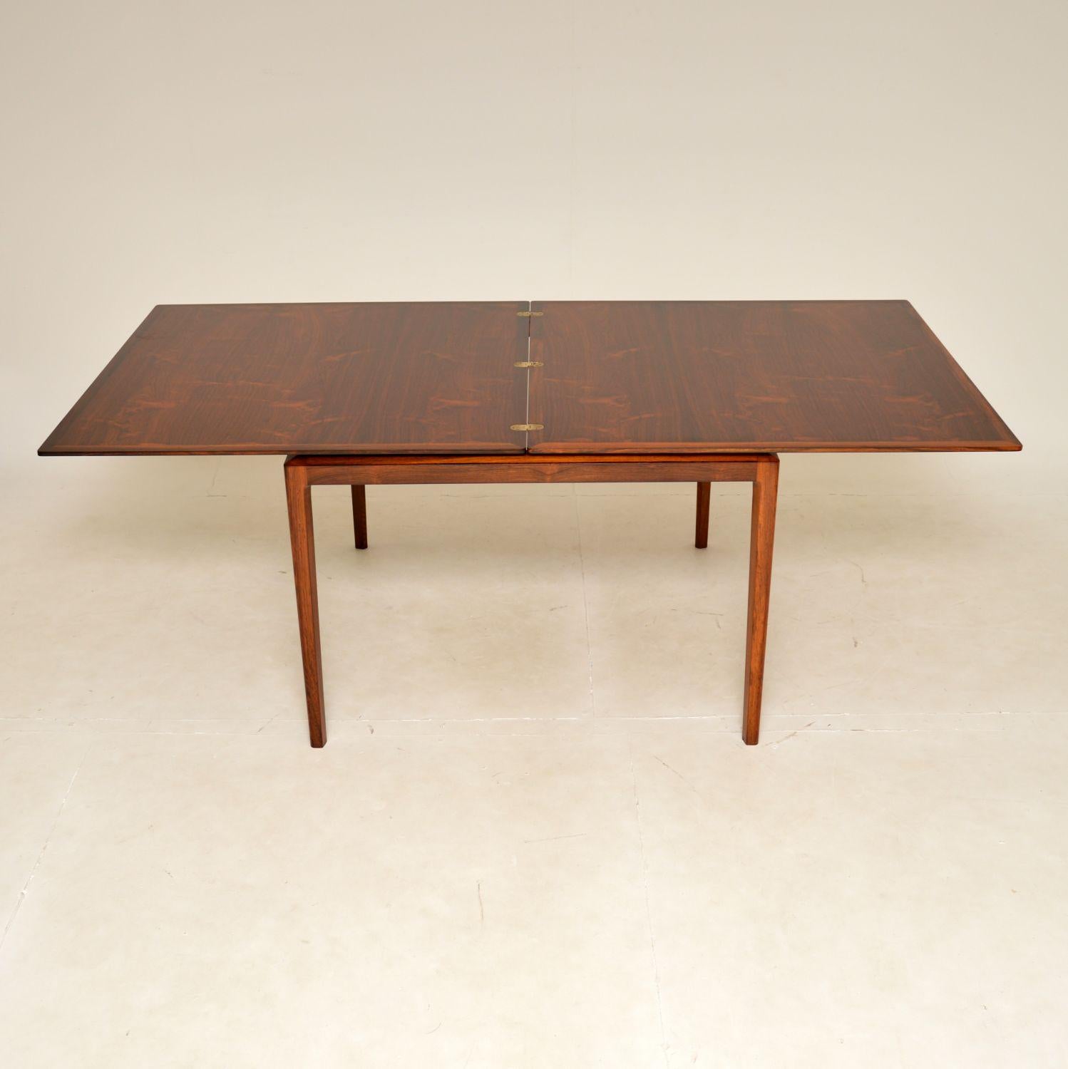 Mid-20th Century 1960s Danish Vintage Dining Table by Ib Kofod Larsen For Sale