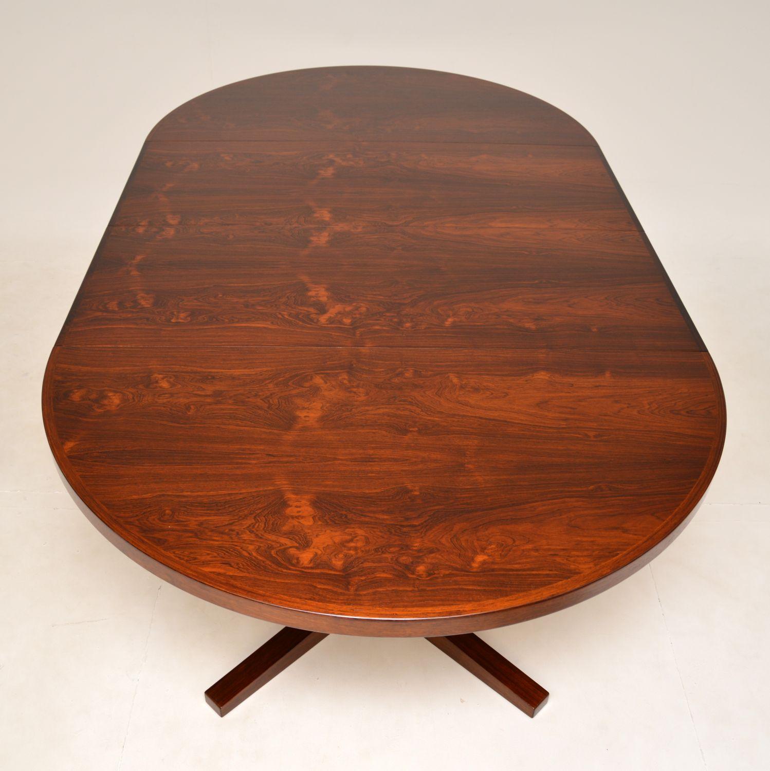 1960s Danish Vintage Dining Table by John Mortensen In Good Condition In London, GB