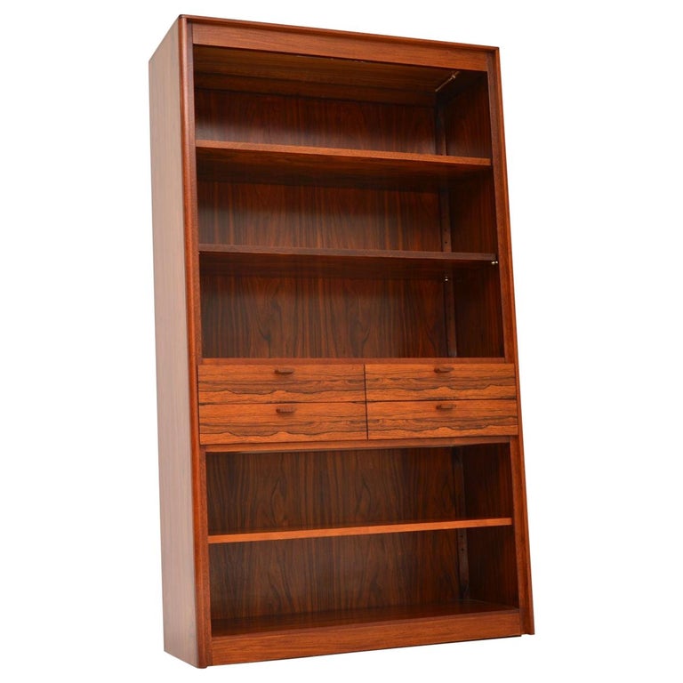 1960s Danish Vintage Midcentury Bookcase For Sale