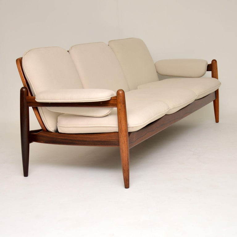1960s Danish Vintage Midcentury Sofa For At 1stdibs 1960s Danish Vintage Midcentury Sofa