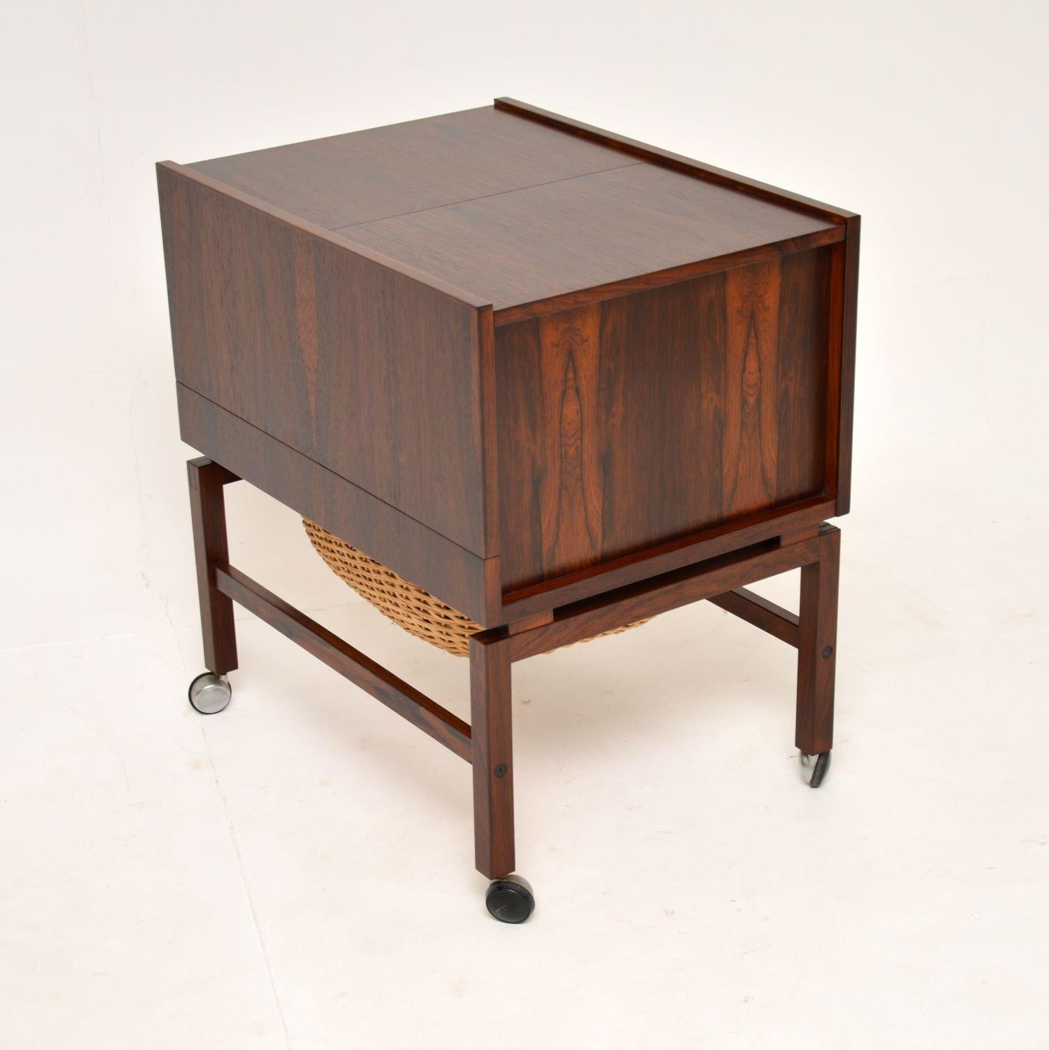 vintage sewing table cabinet