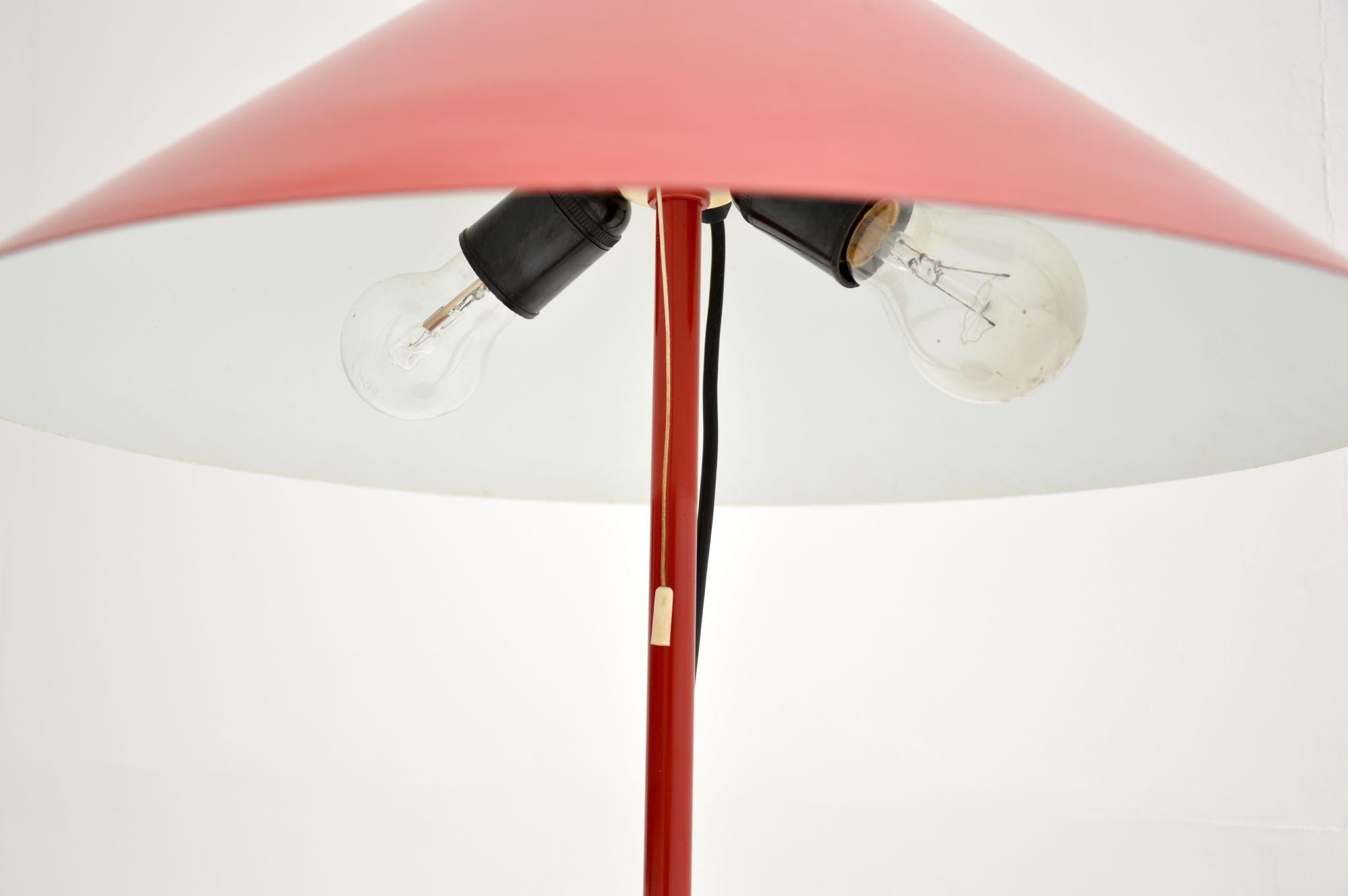 Mid-Century Modern 1960s Danish Vintage Table Lamp by Es Horn