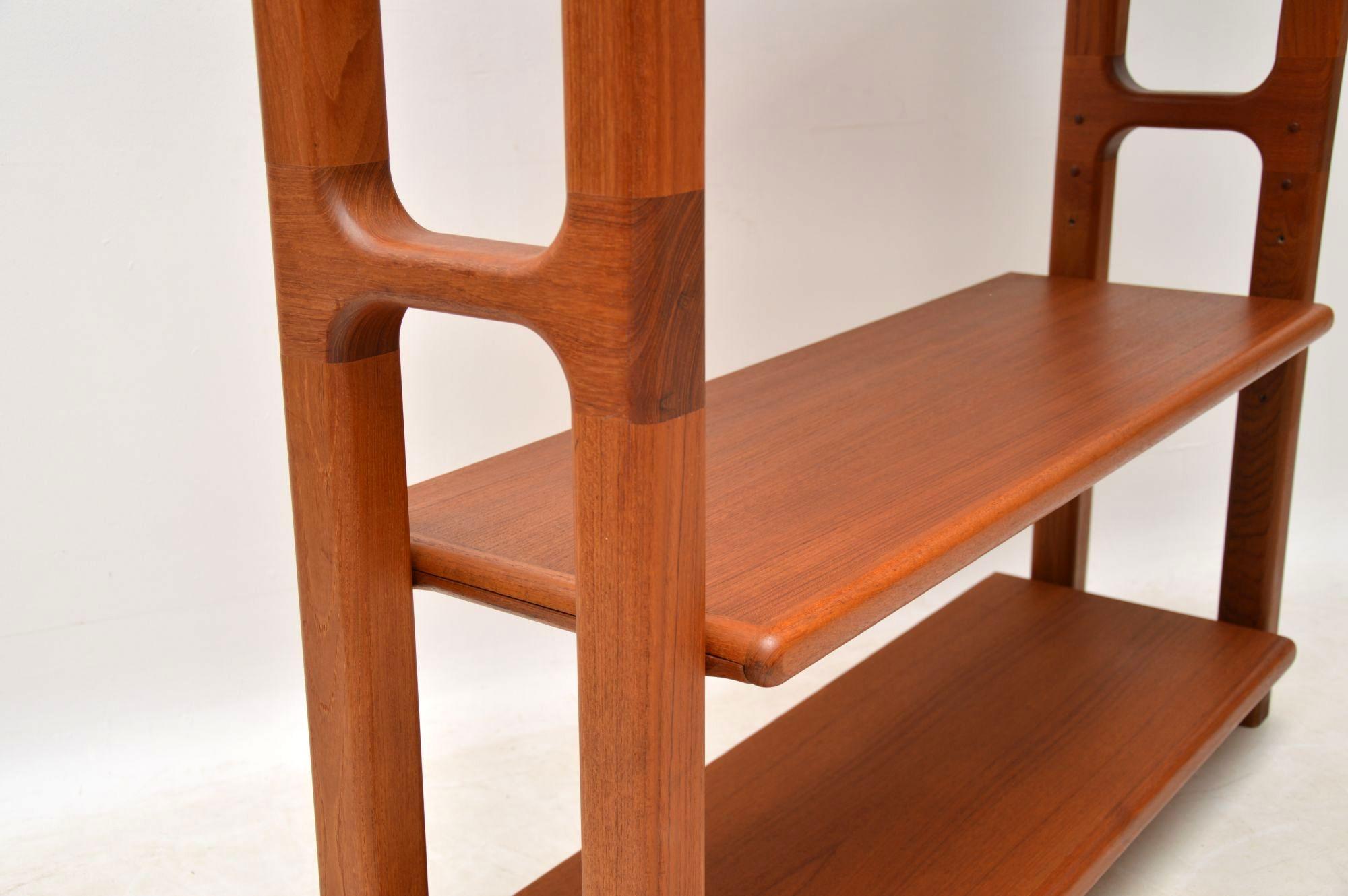 Mid-20th Century 1960s Danish Vintage Teak Bookcase by Dyrlund