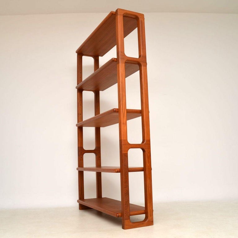 1960s Danish Vintage Teak Bookcase by Dyrlund at 1stDibs