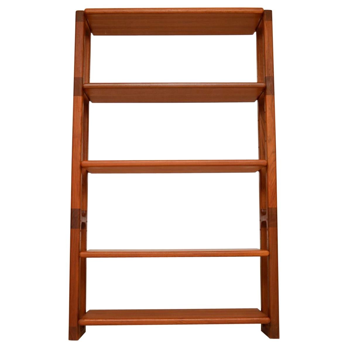 1960s Danish Vintage Teak Bookcase by Dyrlund