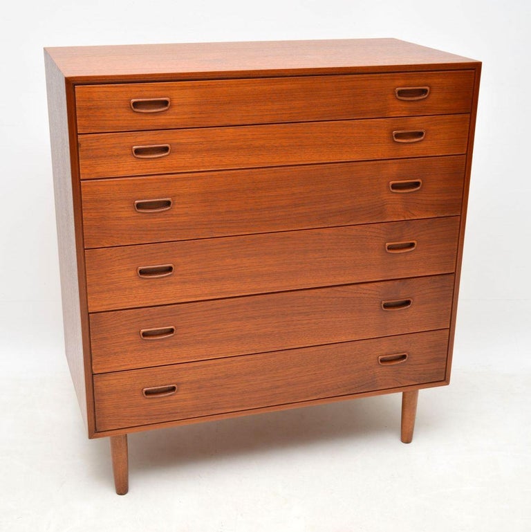1960s Danish Vintage Teak Chest Of Drawers At 1stdibs