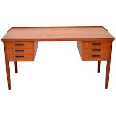 1960s Danish Vintage Teak Desk