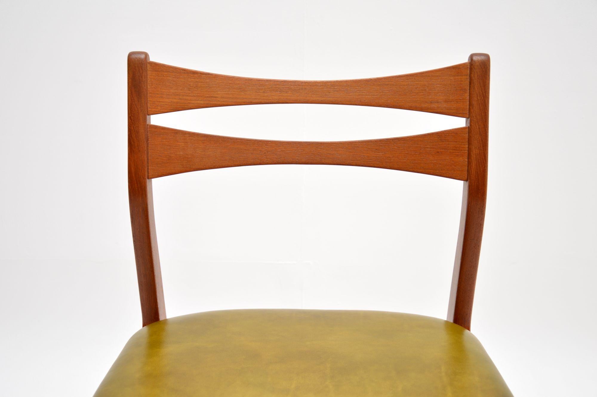 1960's Danish Vintage Teak Dining Table & Chairs by Johannes Andersen 5