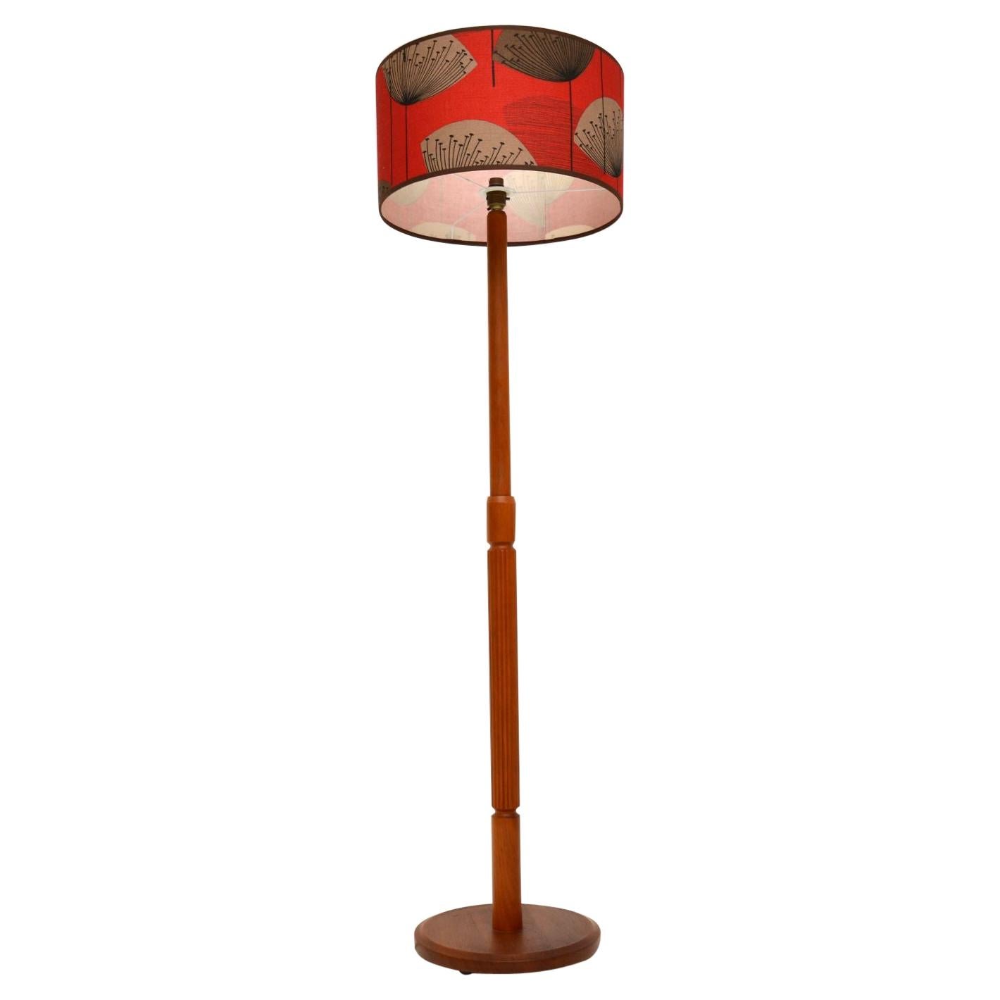 1960’s Danish Vintage Teak Floor Lamp