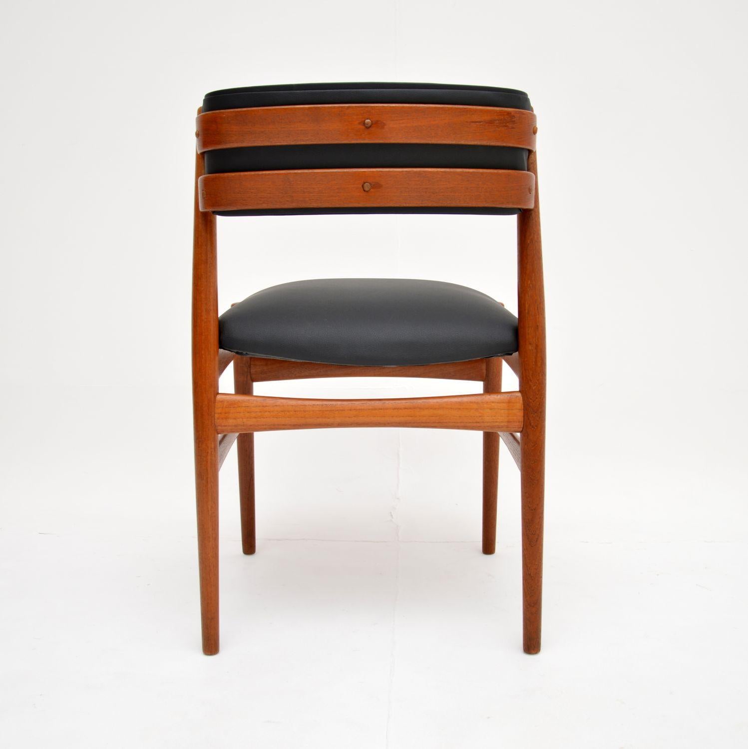 1960's Danish Vintage Teak Side / Desk Chair 2