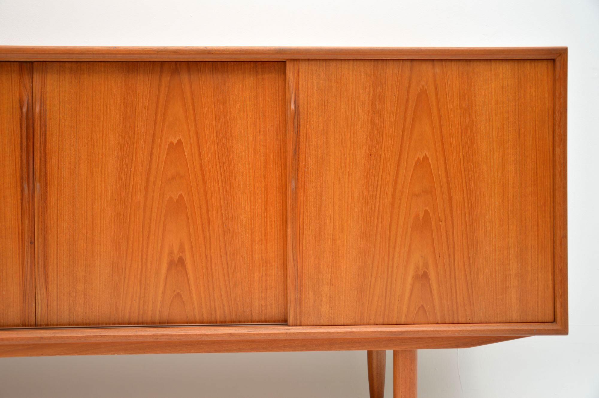 Mid-20th Century 1960s Danish Vintage Teak Sideboard by Gunni Omann