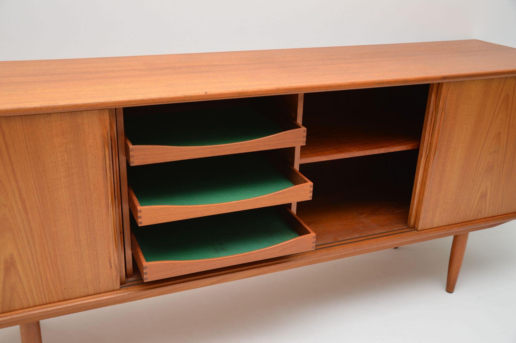 1960s Danish Vintage Teak Sideboard by Gunni Omann 1