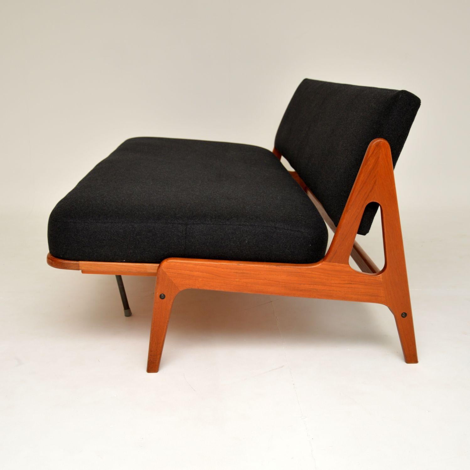 1960's Danish Vintage Teak Sofa Bed by Arne Wahl Iversen 1