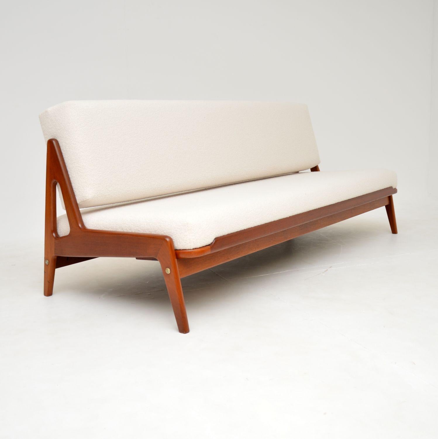 1960's Danish Vintage Teak Sofa Bed by Arne Wahl Iversen 4