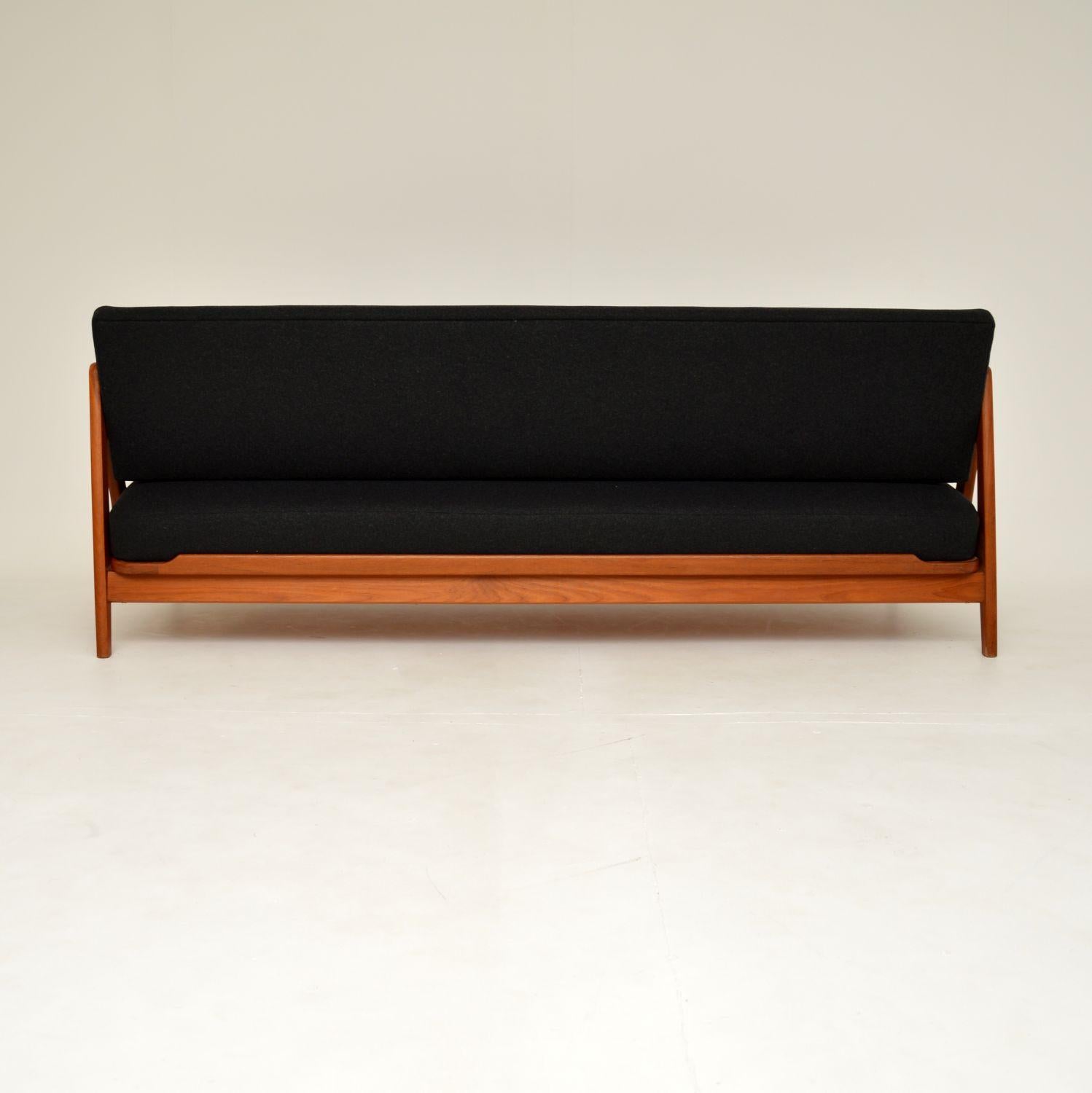 1960's Danish Vintage Teak Sofa Bed by Arne Wahl Iversen 2