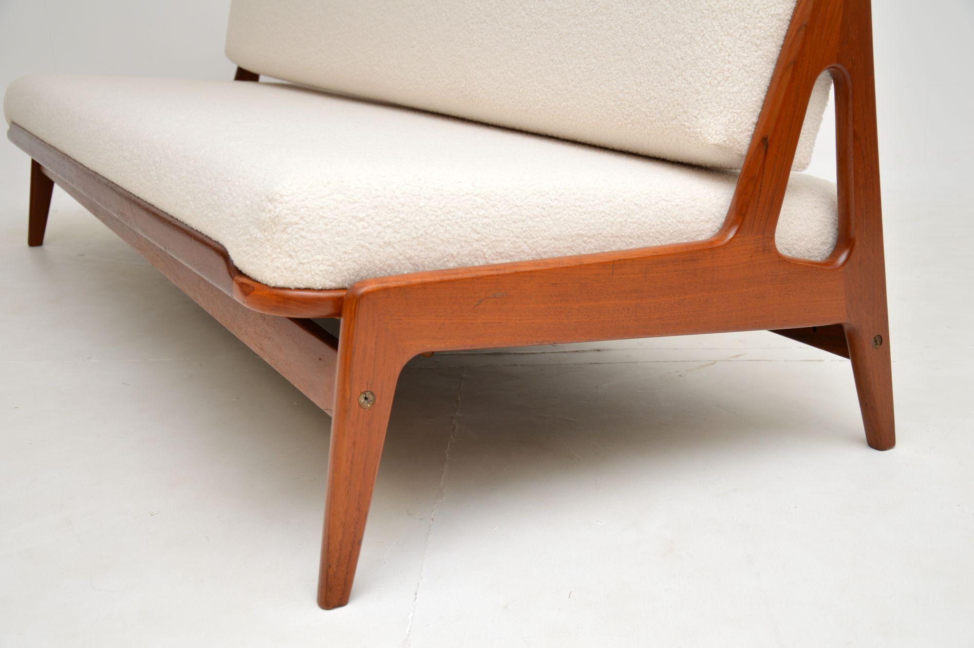 1960's Danish Vintage Teak Sofa Bed by Arne Wahl Iversen 5