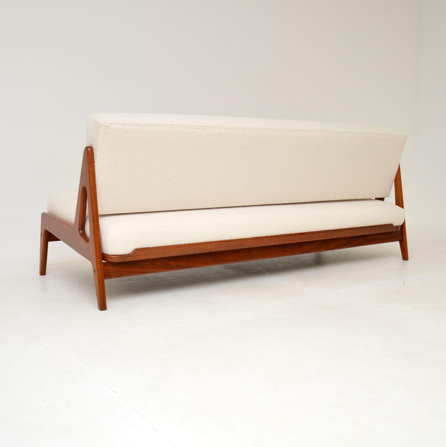 1960's Danish Vintage Teak Sofa Bed by Arne Wahl Iversen 7