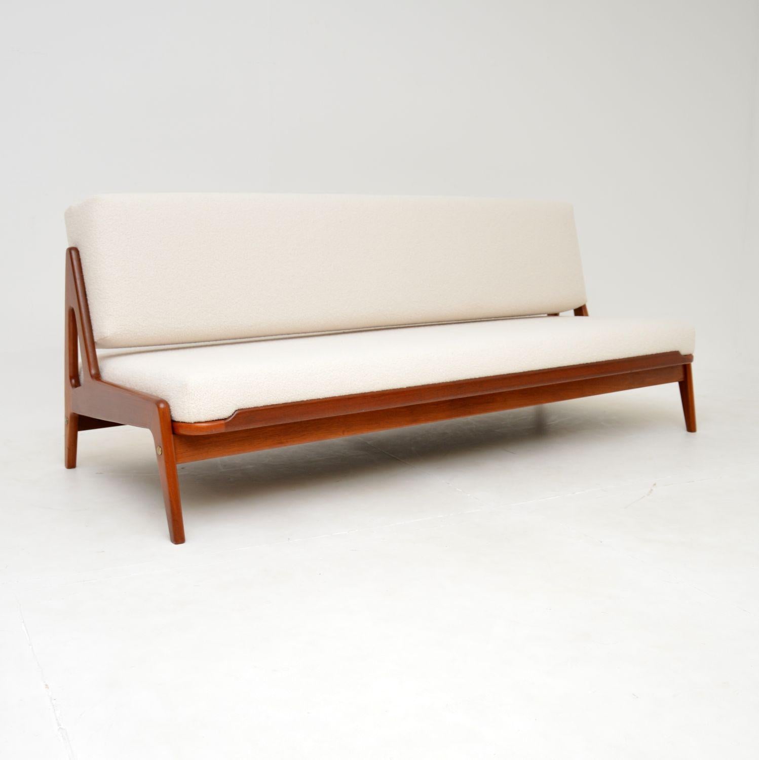 1960's Danish Vintage Teak Sofa Bed by Arne Wahl Iversen 1