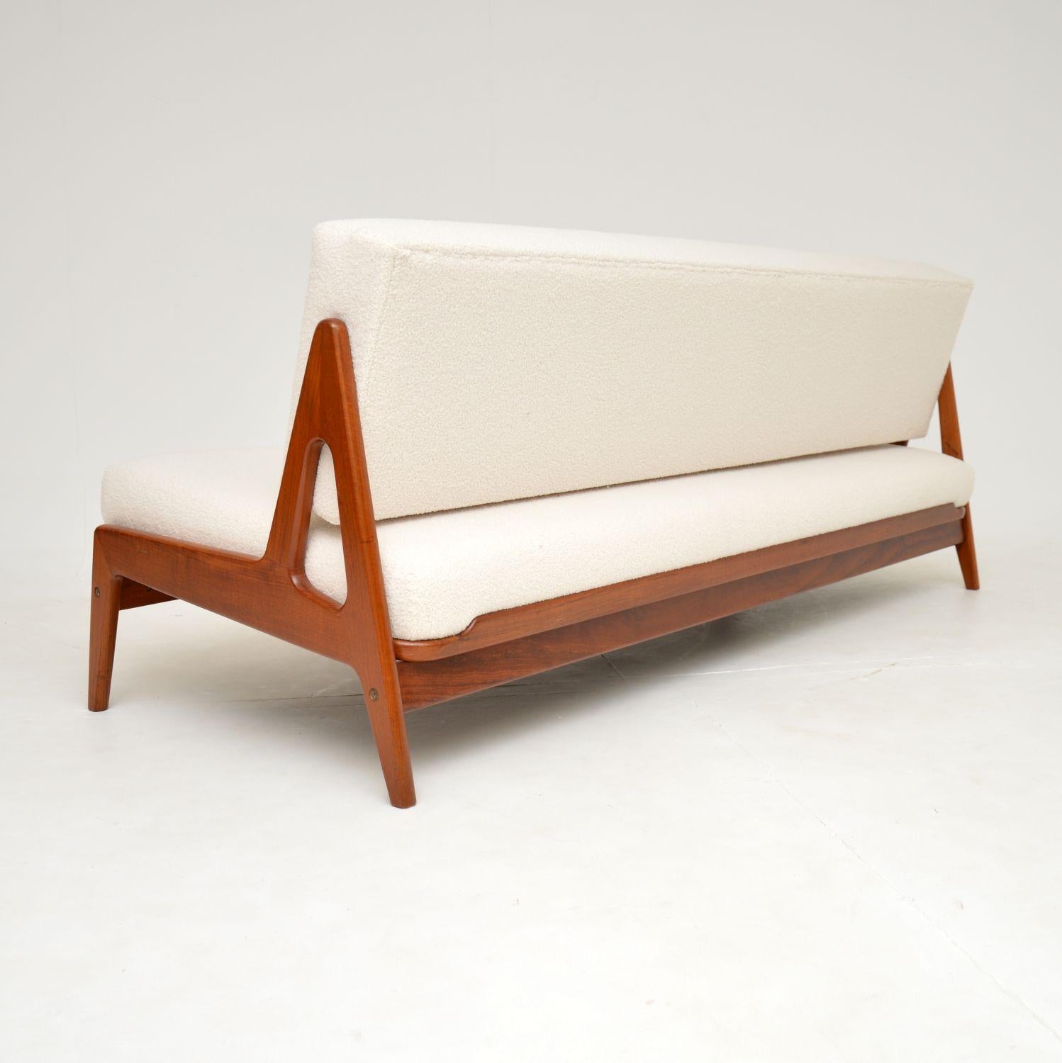 1960's Danish Vintage Teak Sofa Bed by Arne Wahl Iversen 3