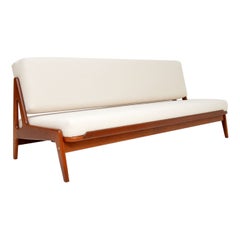 1960's Danish Vintage Teak Sofa Bed by Arne Wahl Iversen