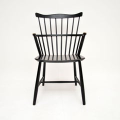 1960's Dänischer Vintage Windsor Stuhl