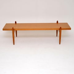 1960s Danish Walnut and Elm Coffee Table