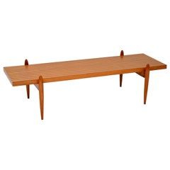 1960s Danish Walnut and Elm Coffee Table