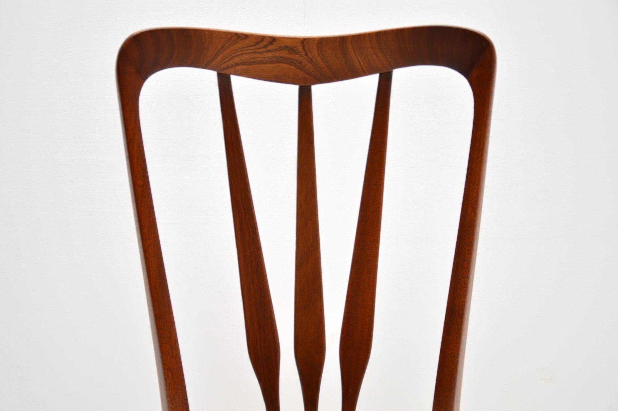 1960s Danish Wood and Leather Dining Chairs by Nils Kofoed 8