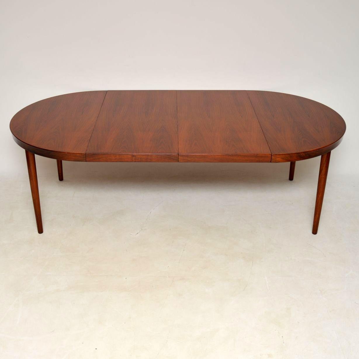 1960s Danish Wood Dining Table and 6 Chairs by Erling Torvits 2