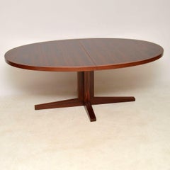1960s Danish Wood Dining Table by John Mortensen for Heltborg Mobler