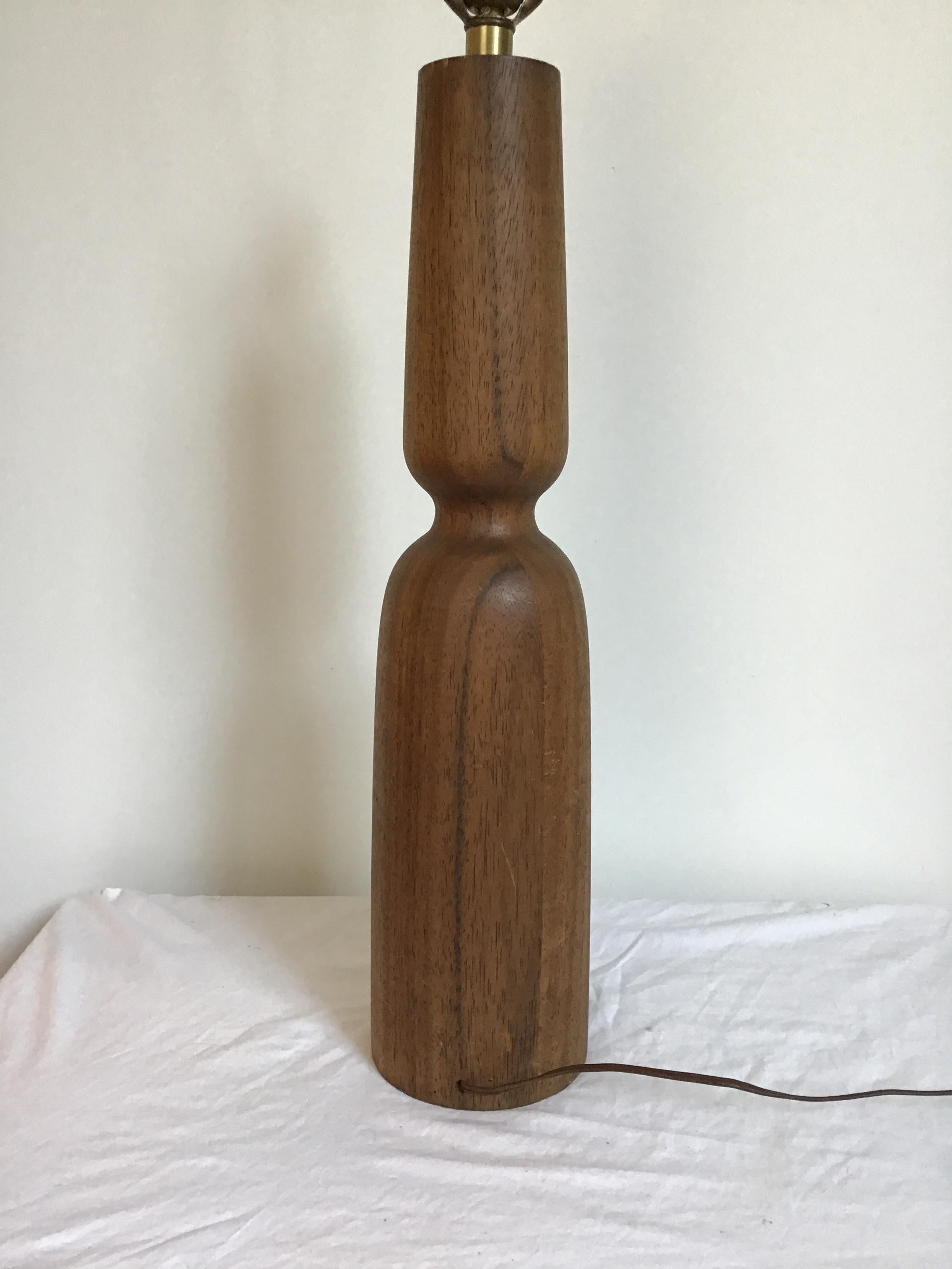 1960s Danish Wood Lamp 1
