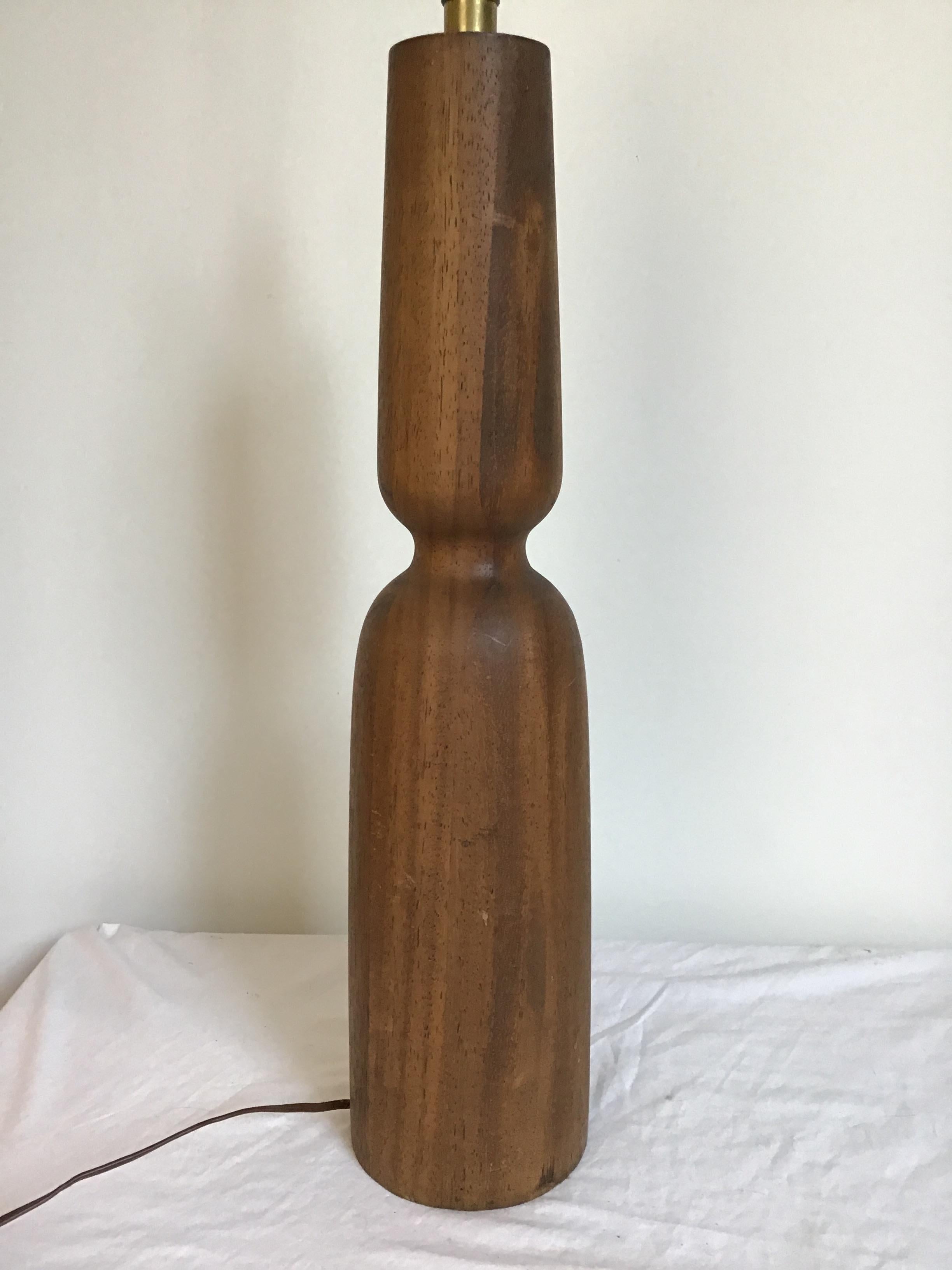 1960s Danish Wood Lamp 3