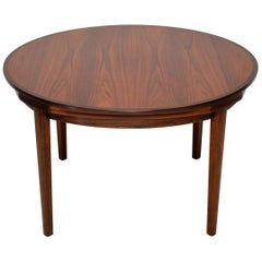 1960s Danish Wood Lotus Flip-Flap Dining Table by Dyrlund