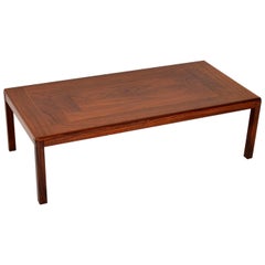 1960s Danish Wood Vintage Coffee Table