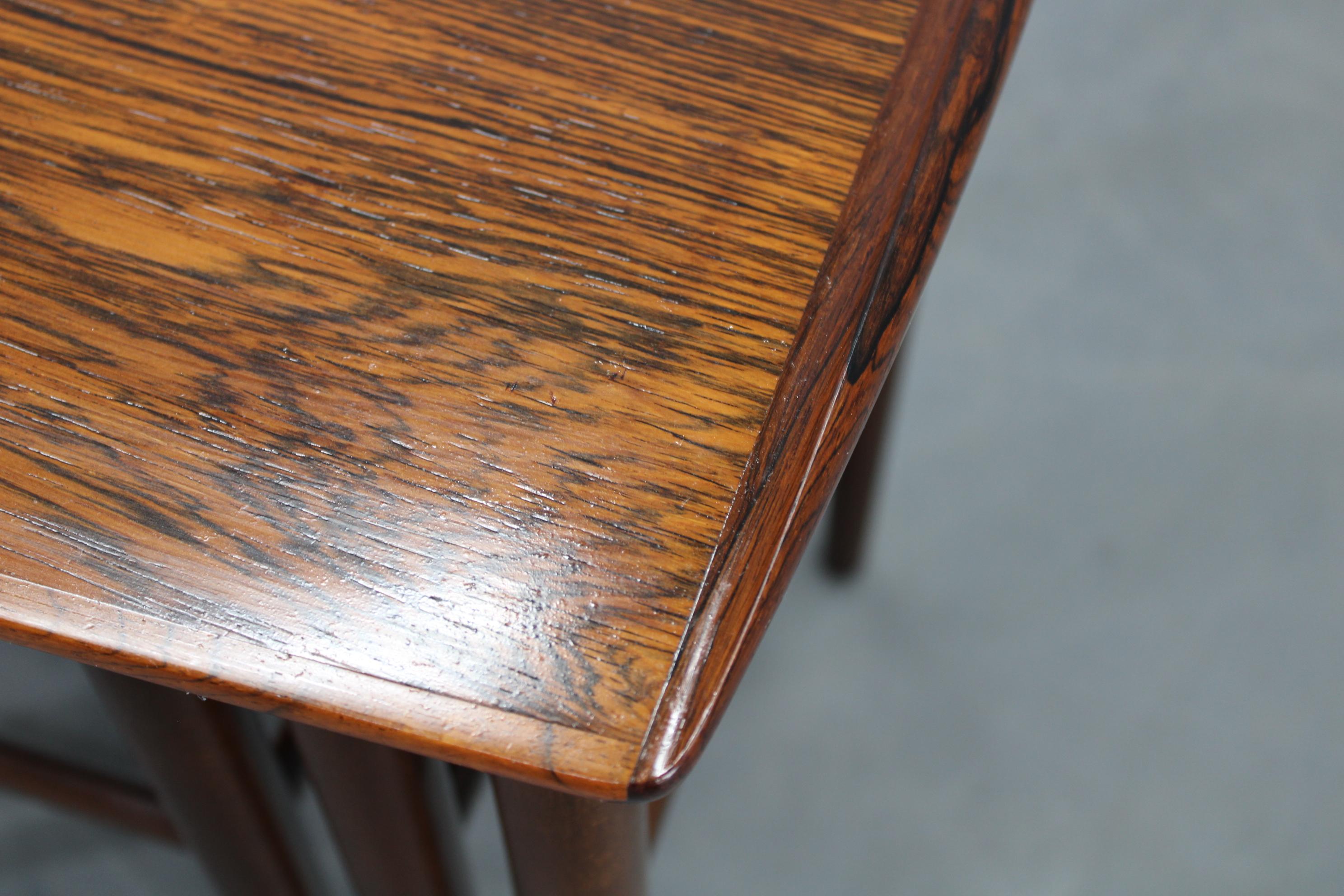 Tables gigognes danoises en bois des années 1960 en vente 8