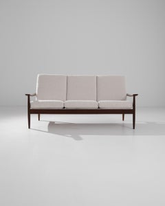 1960s Danish Wooden Sofa