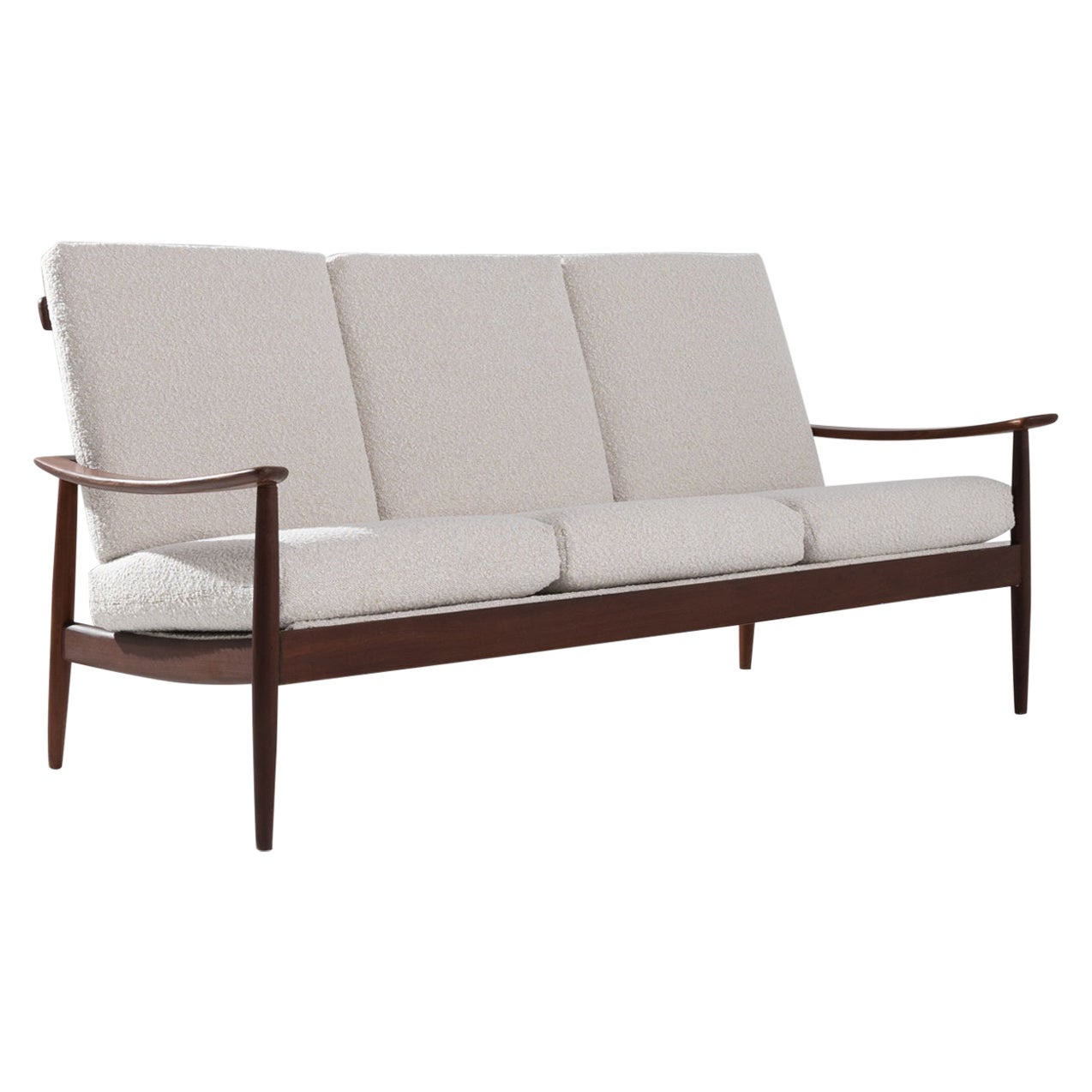 1960s Danish Wooden Sofa