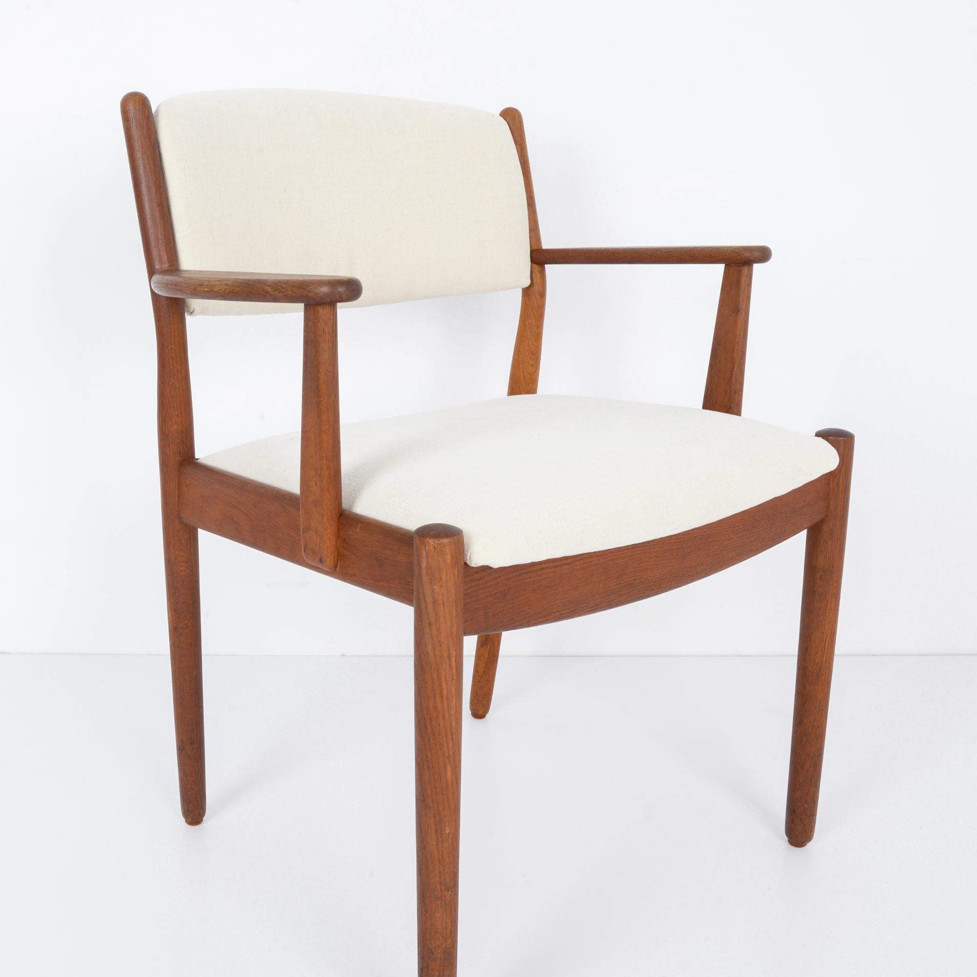 1960s Danish Wooden Upholstered Armchair 3