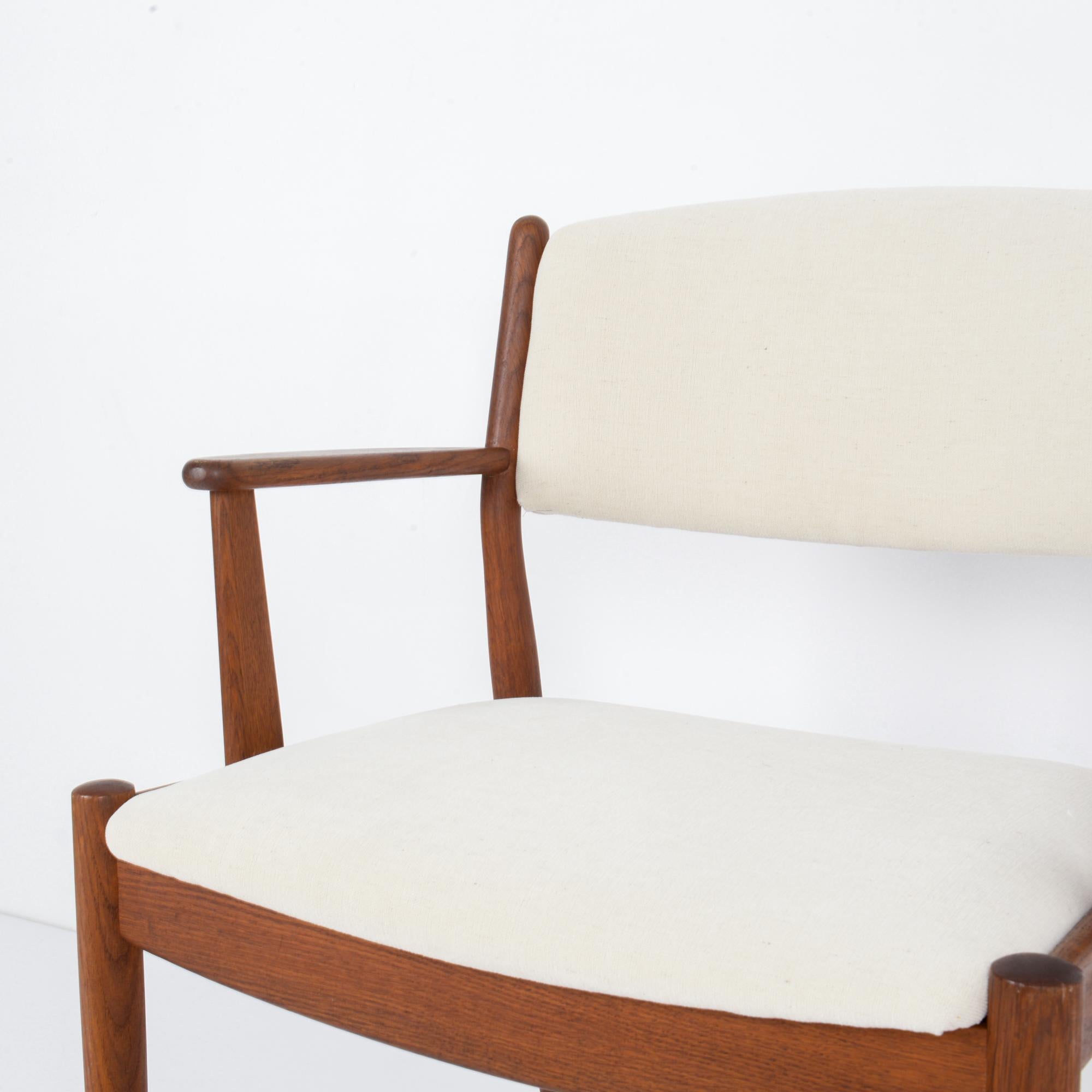1960s Danish Wooden Upholstered Armchair 2
