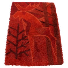 Vintage 1960s Danish Wool Carpet