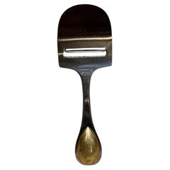 Couteau à fromage Dansk en laiton inoxydable des années 1960, Japon