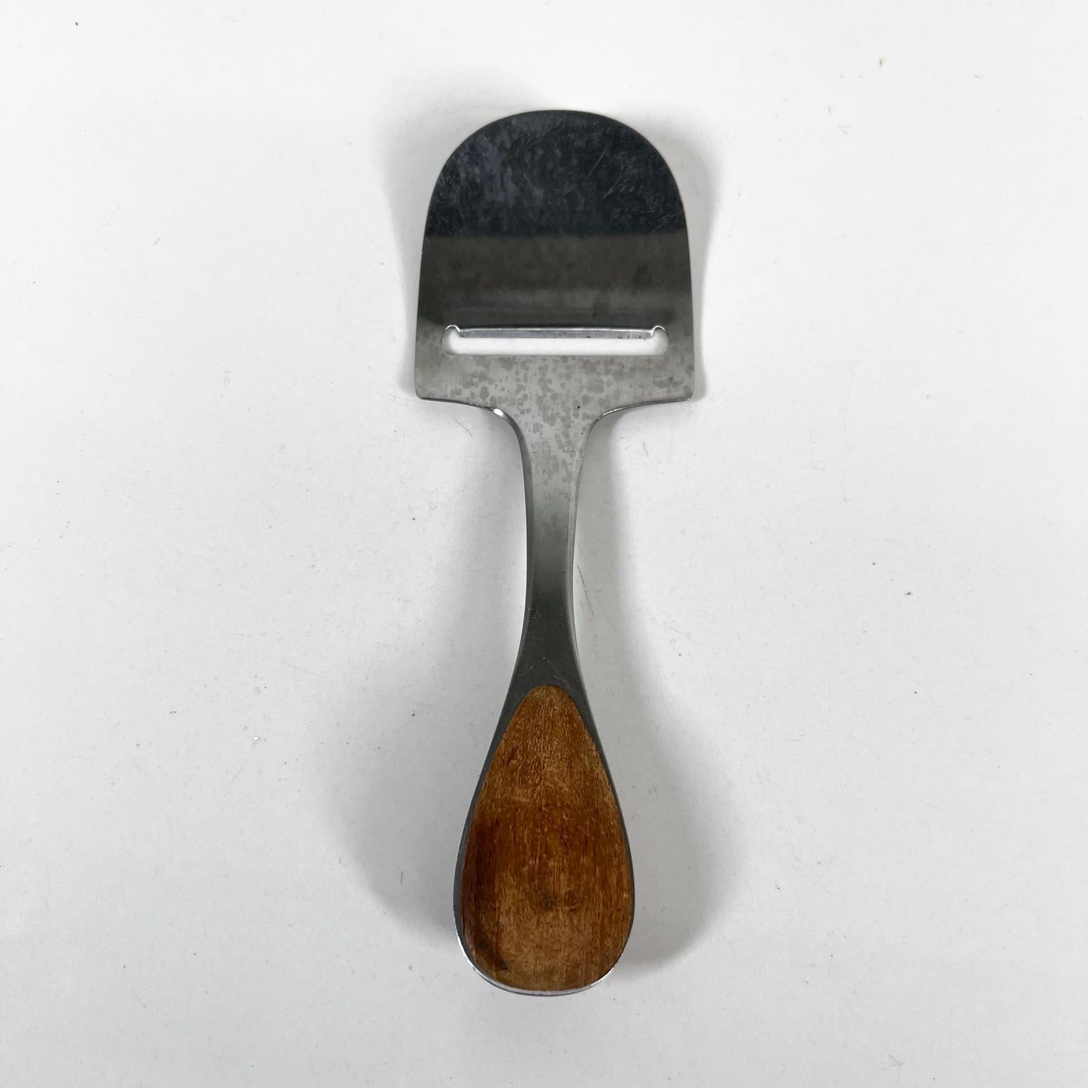 Danish 1960s Dansk Designs Cheese Slicer Teak Wood Vivianna Torun Denmark