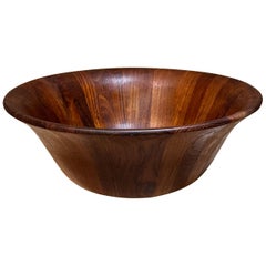1960 Dansk International - Ciotola moderna in teak Tailandia