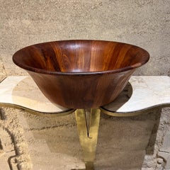 1960s Dansk International Modern Teak Serving Bowl Thailand