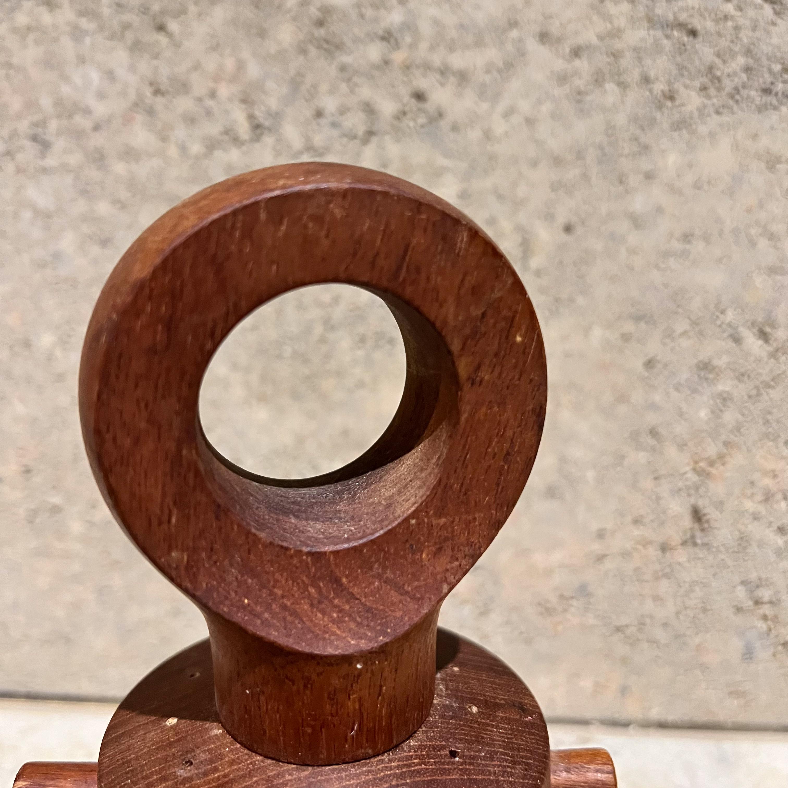 Scandinavian Modern 1960s Dansk Teak Eyelet Salt Pepper Mill Jens Quistgaard Denmark