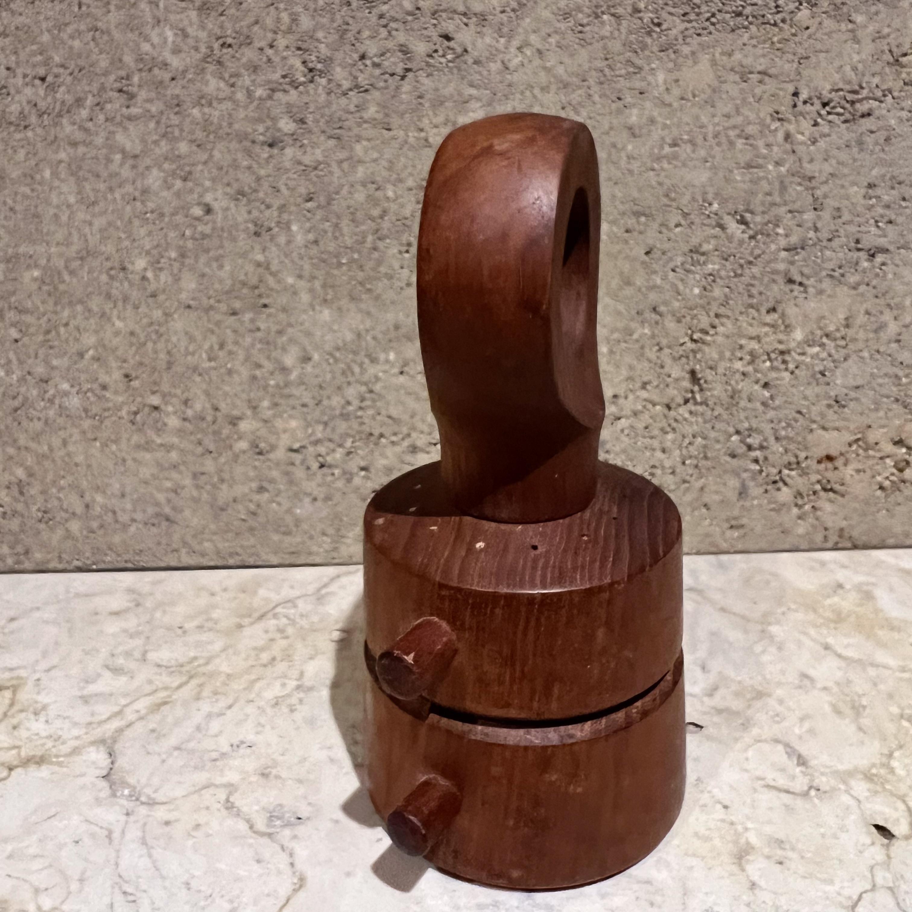 20th Century 1960s Dansk Teak Eyelet Salt Pepper Mill Jens Quistgaard Denmark