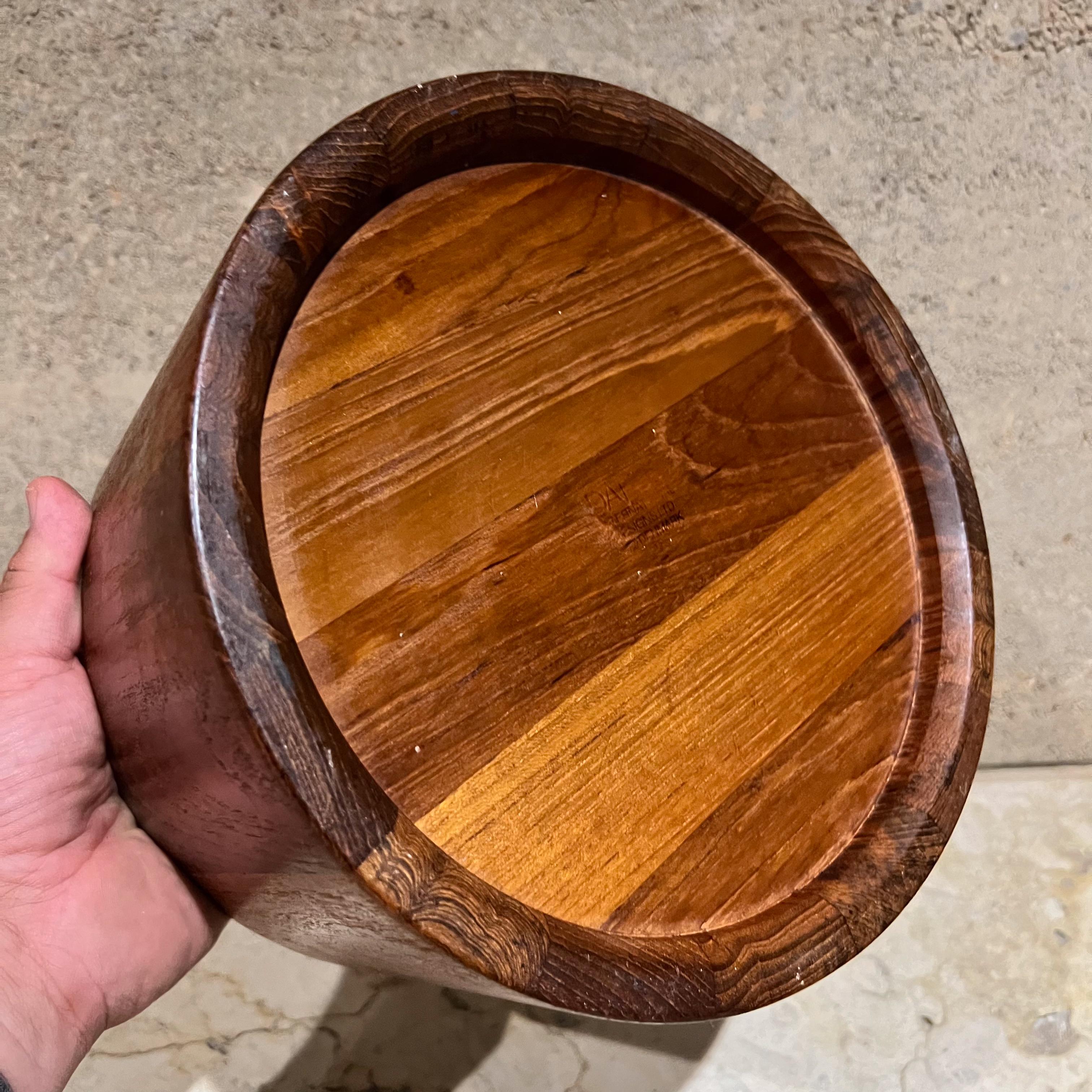 1960s Dansk Teak Ice Bucket Jens Quistgaard Denmark 1