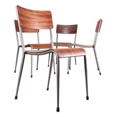 1960s Dare Inglis Vintage/Retro Dining Chairs in Teak, Set of Four